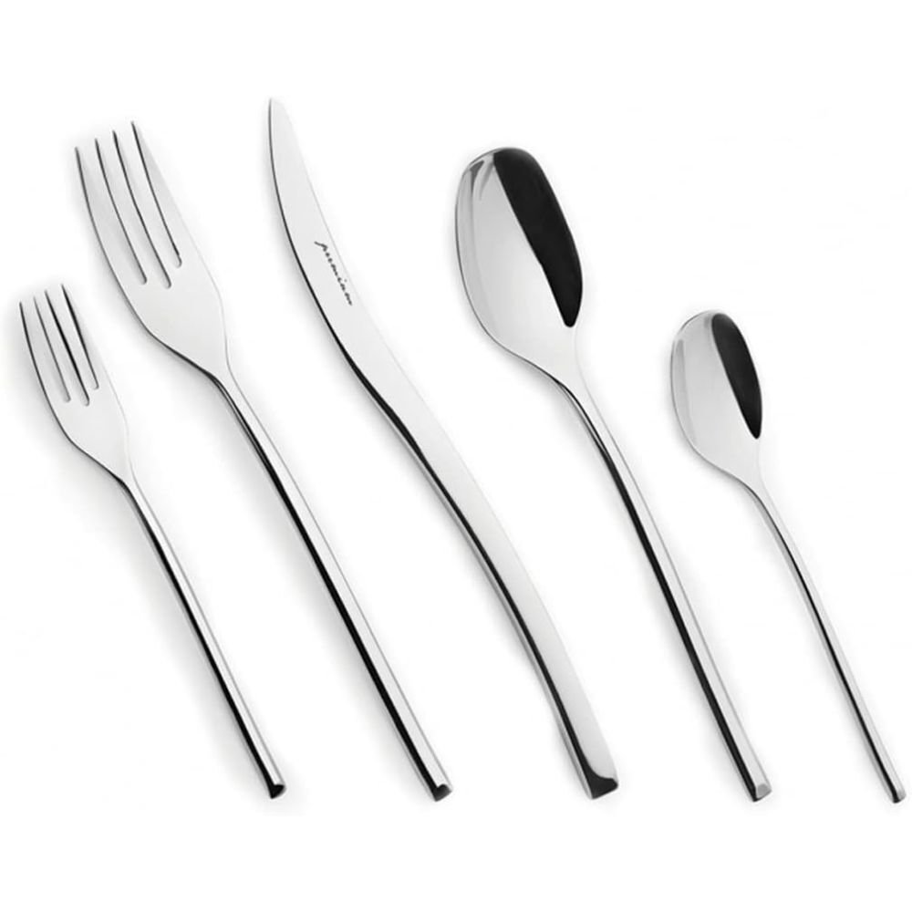 Karaca 316 Elegance Dora Platin 12 Kişilik 84 Parça Çatal Kaşık Bıçak Takımı