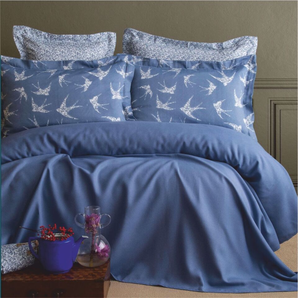 Pamuklar Apricitas Çift Kişilik Bambu Pike Takımı