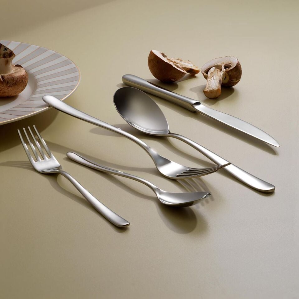 Schafer Hamburg 72 Parça Çatal Kaşık Bıçak Takımı-Gümüş03