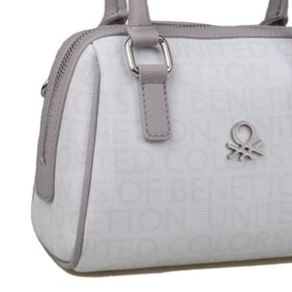 Benetton St  Bnt-1613 Unıted Colors Of Çanta Beyaz-A.Gri