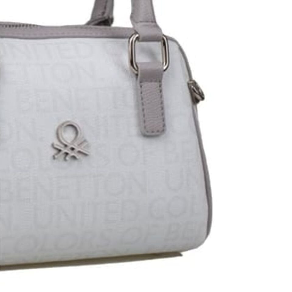 Benetton St  Bnt-1613 Unıted Colors Of Çanta Beyaz-A.Gri