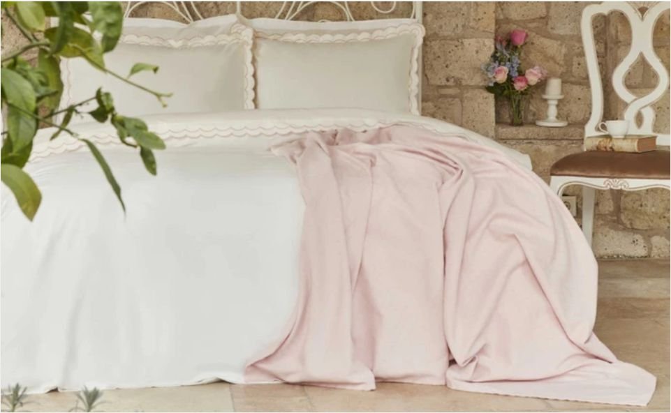 Karaca Home Lindsey Tek Kişilik Pike Pudra