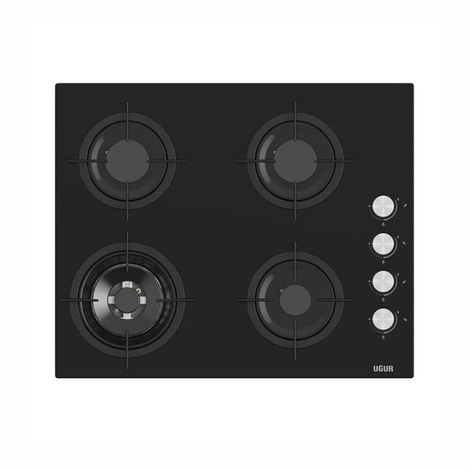 Uğur UAO 6041W3 SCY RSR1 Wok Gözlü Siyah Ankastre Ocak