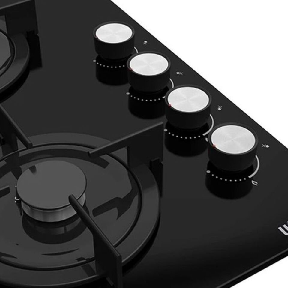 Uğur UAO 6041W3 SCY RSR1 Wok Gözlü Siyah Ankastre Ocak