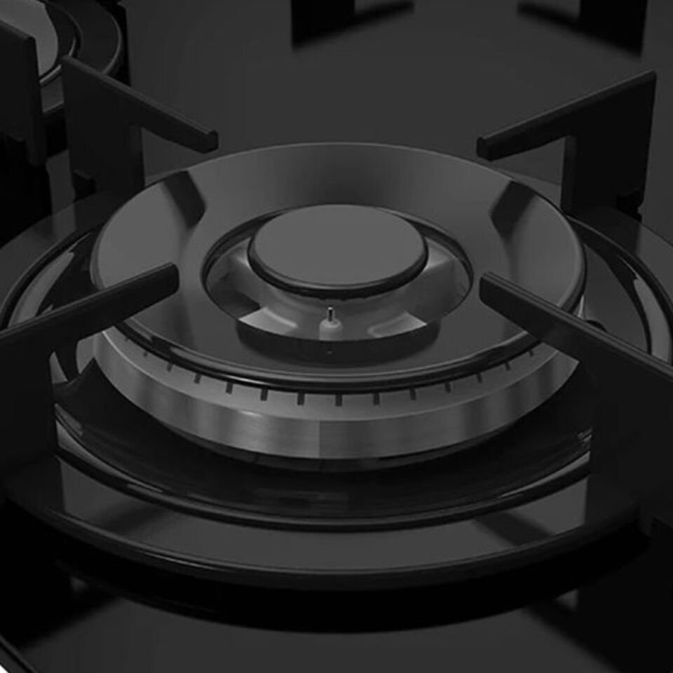 Uğur UAO 6041W3 SCY RSR1 Wok Gözlü Siyah Ankastre Ocak