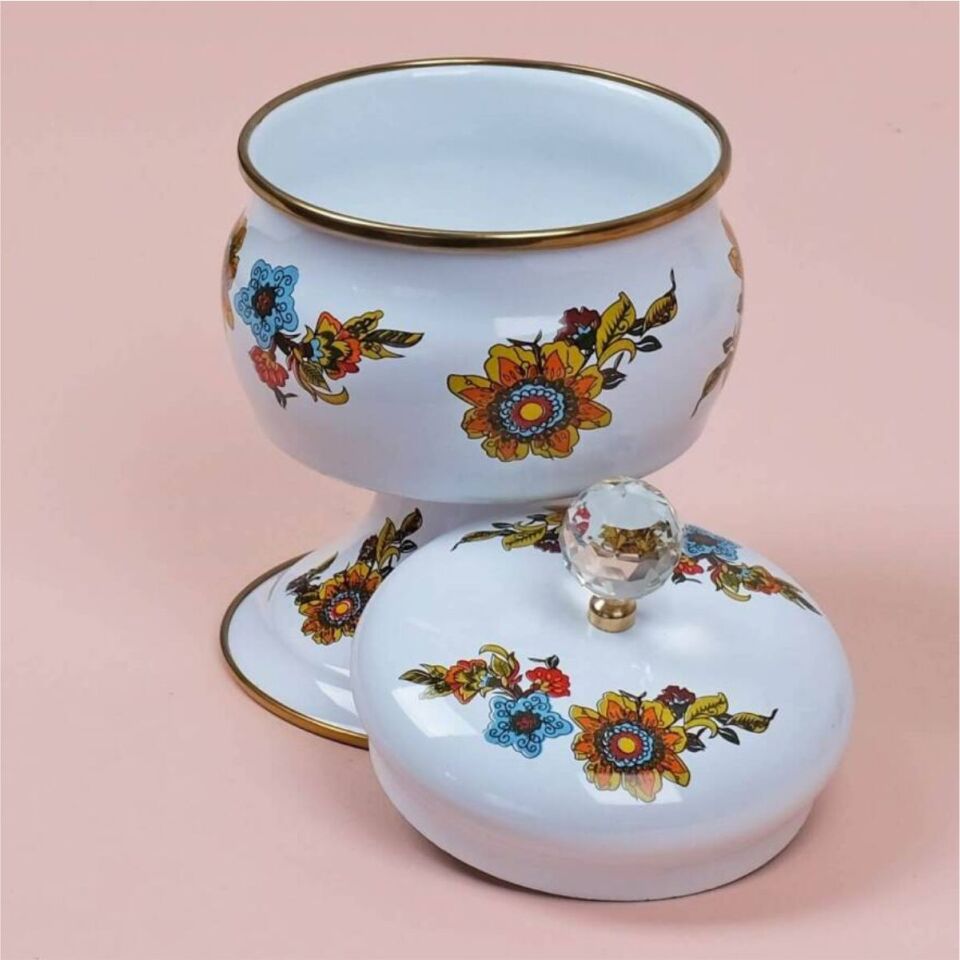 GLORE E01-LORENA EMAYE AYAKLI ŞEKERLİK 12 CM
