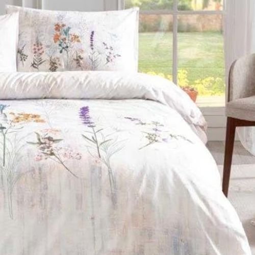 Özdilek Nevresim Takımı Tek Kişilik Somon Floraıson