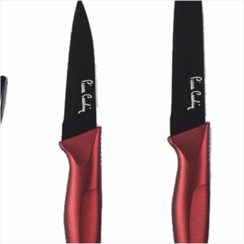 Pıerre Pluto Bıçak Seti 6'Lı Red