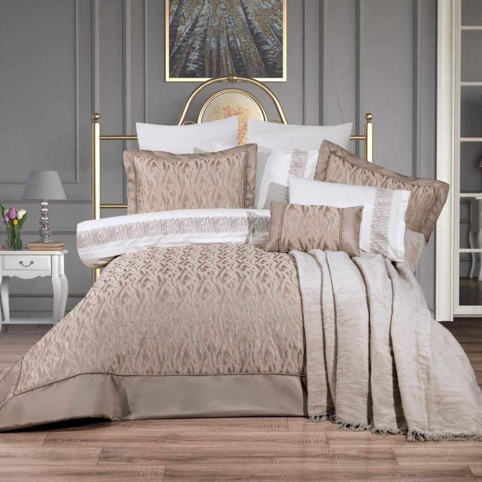 Schafer Home Poem Çeyiz Seti-11 Parça-Gold