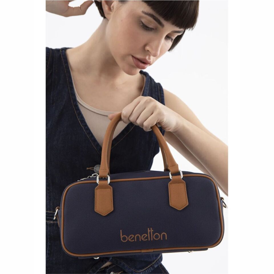 Benetton St  Bnt-1621 Unıted Colors Of Çanta Taş-Lacivert