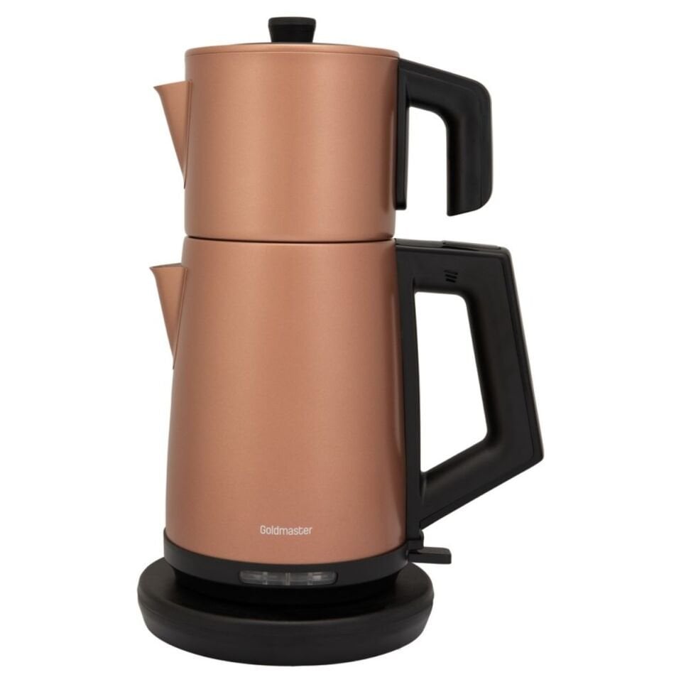 Goldmaster GM-7344G Akasya Gold 2200 W Çelik Çay Makinesi