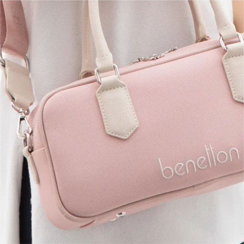 Benetton St  Bnt-1621 Unıted Colors Of Çanta Pudra-Bej