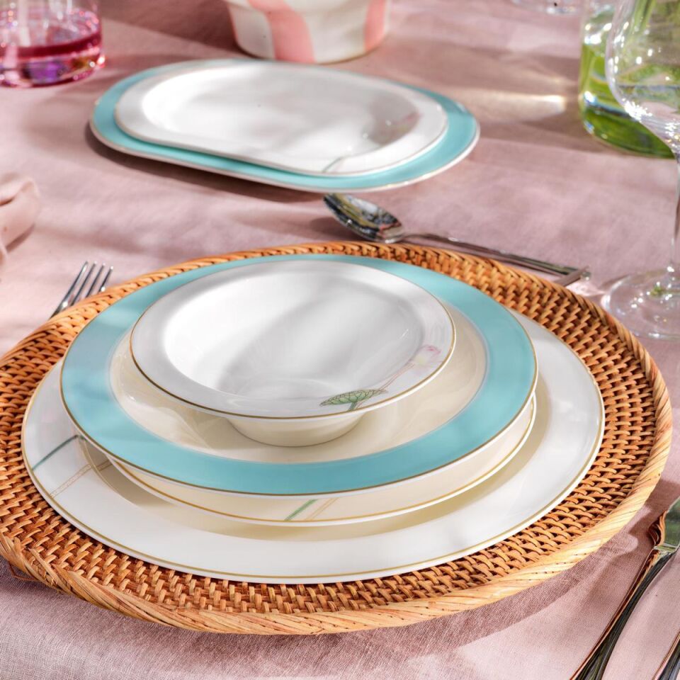 Schafer Tılsım Belle Yemek Takımı 60 Parça-Su Yeşili