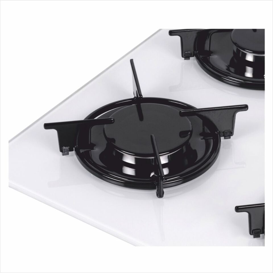 Vestel Ao-65104 B-T Beyaz Cam Ankastre Ocak