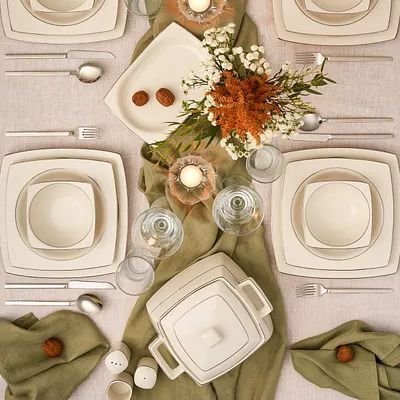 Emsan Pelın Yemek Takımı 60 Parça Kare