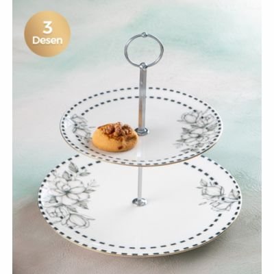 ACAR XTL-05585/12 TOBY 19 CM PORSELEN KATLI KURABİYELİK