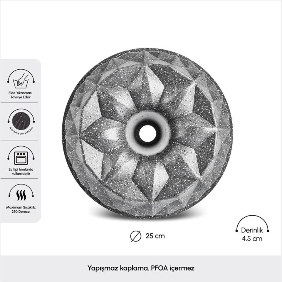 KARACA LUMOS DÜKÜM KEK KALIBI ANTRASİT