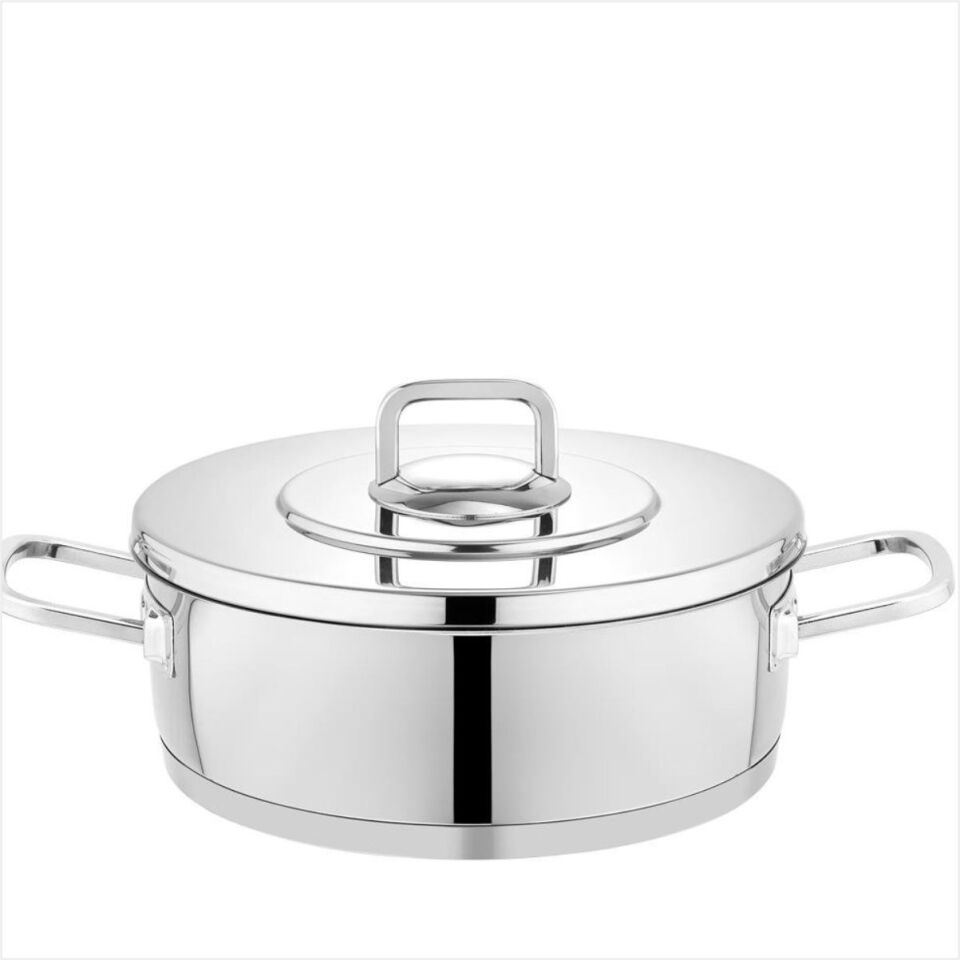 Schafer New Prime Çelik Tencere Seto 8Parça-Inox 08P