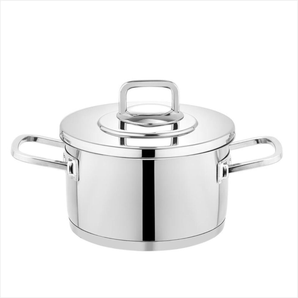 Schafer New Prime Çelik Tencere Seto 8Parça-Inox 08P