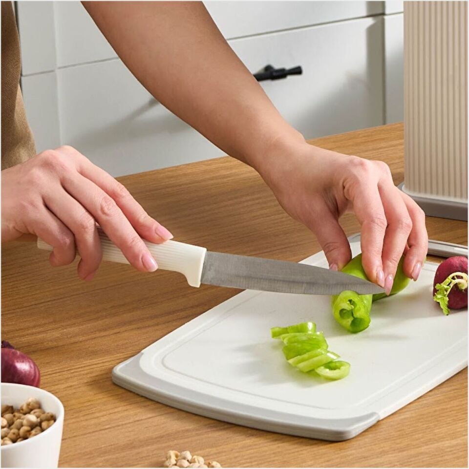 Karaca Massımo 12 Parça Servis Setli Bıçak Seti Krem