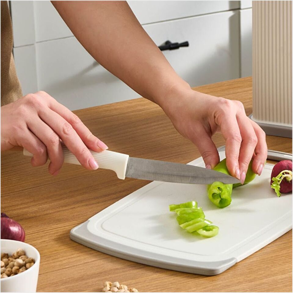 Karaca Massımo 12 Parça Servis Setli Bıçak Seti Krem