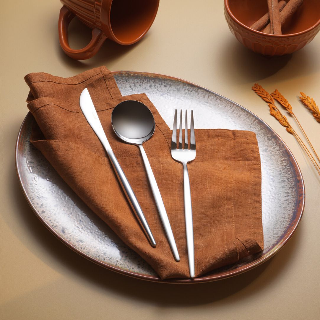 Schafer Hamburg 72 Parça Çatal Kaşık Bıçak Takımı-Gümüş07