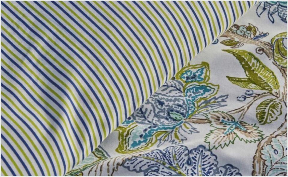 Karaca Home Granada Saten Çift Kişilik Nevresim Takımı Mavi