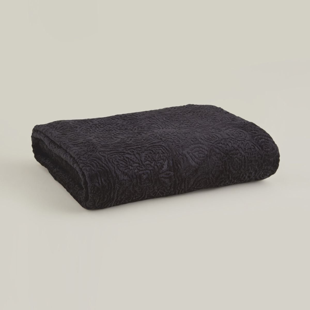 Karaca Orya Battaniye Çift Kişilik Siyah