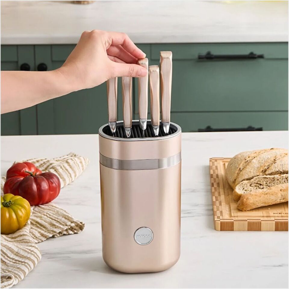 Karaca Mastermaid 6 Parça Bıçak Seti Mineral Gold