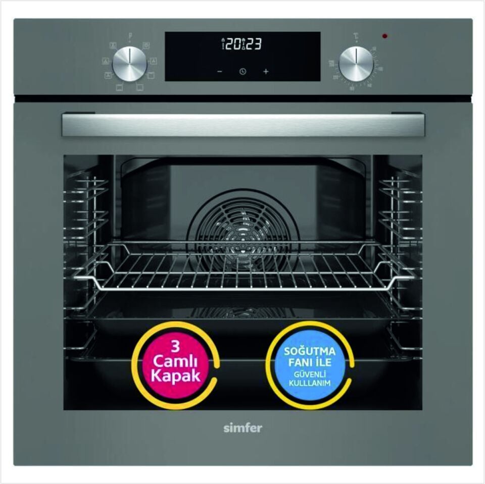 SİMFER 9 PROGRAMLI GRI ANKESTRA SET