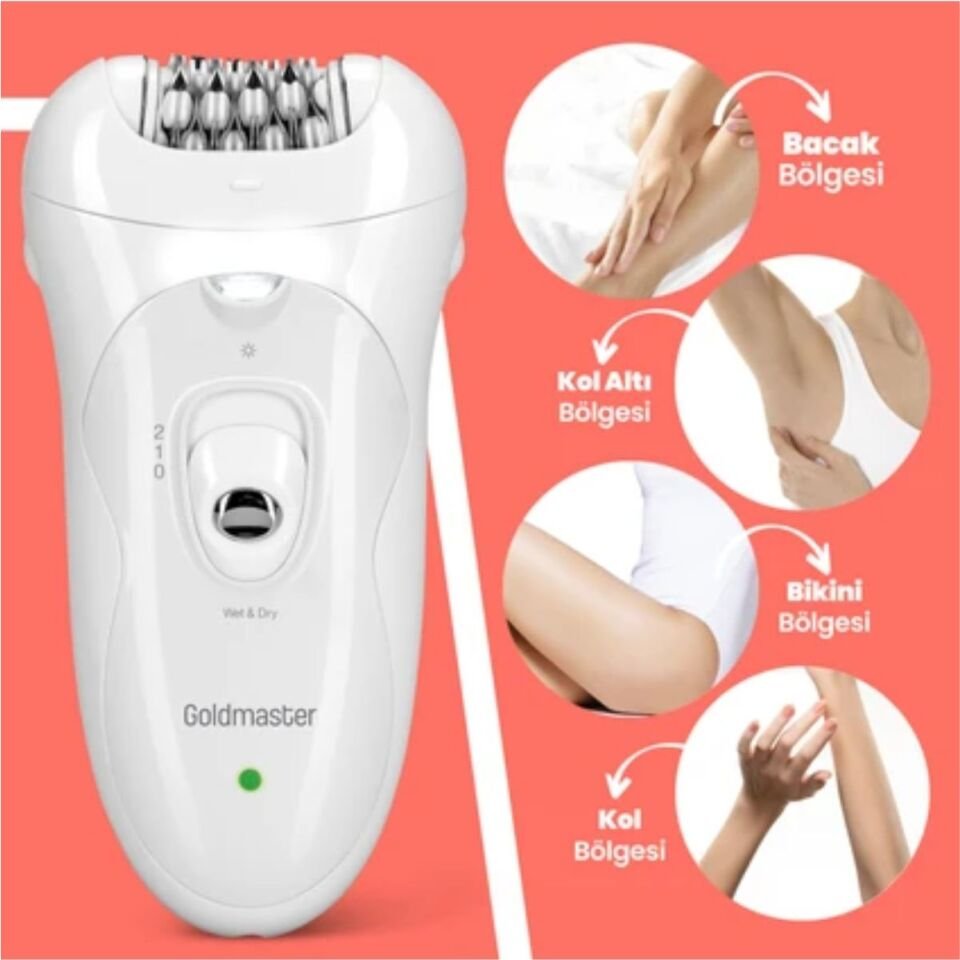 Goldmaster Alya Gm-8136 Şarjlı Epilasyon Cihazı