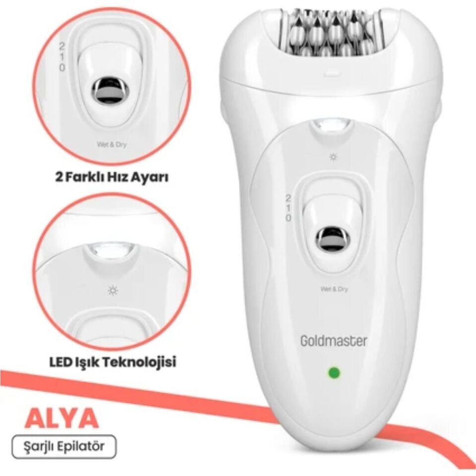 Goldmaster Alya Gm-8136 Şarjlı Epilasyon Cihazı