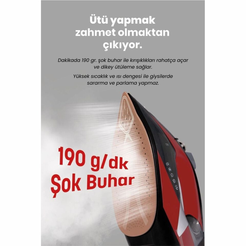 Goldmaster Dora Gm-7621 Buharlı Ütü
