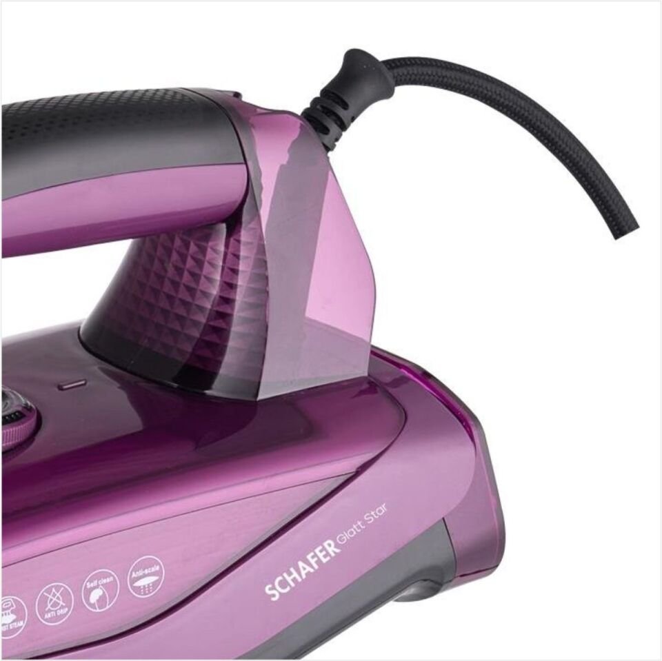 Schafer Glatt Star Buharlı Ütü-Mor