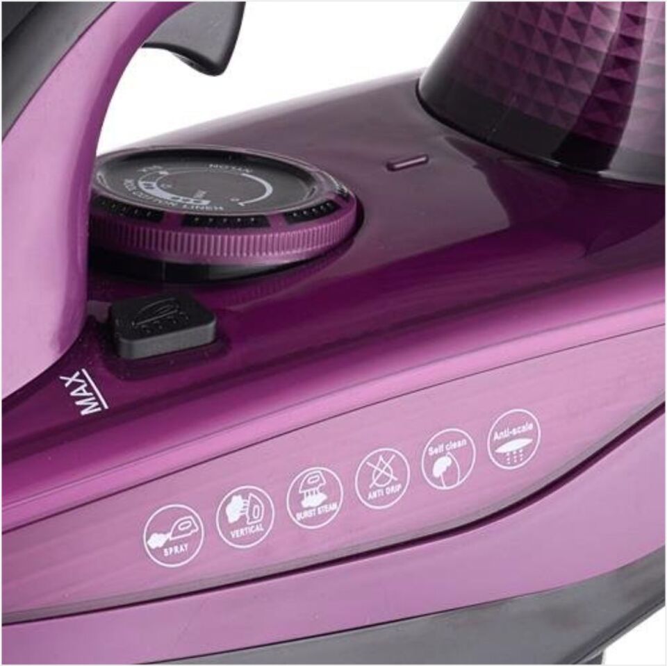 Schafer Glatt Star Buharlı Ütü-Mor