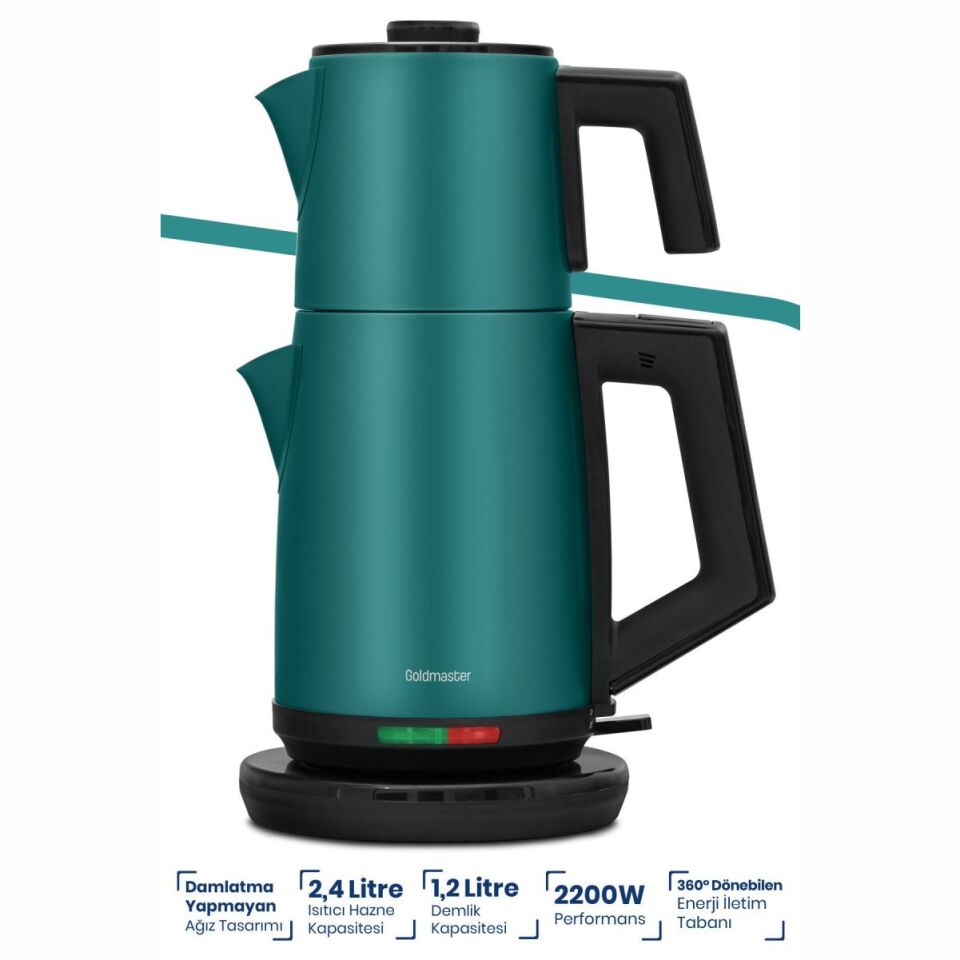 Goldmaster Teachef In-6302Y Çay Makinesi Yeşil