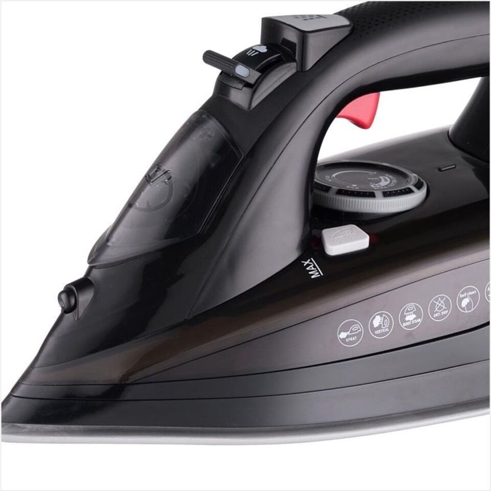 Schafer Glatt Star Buharlı Ütü-Siyah