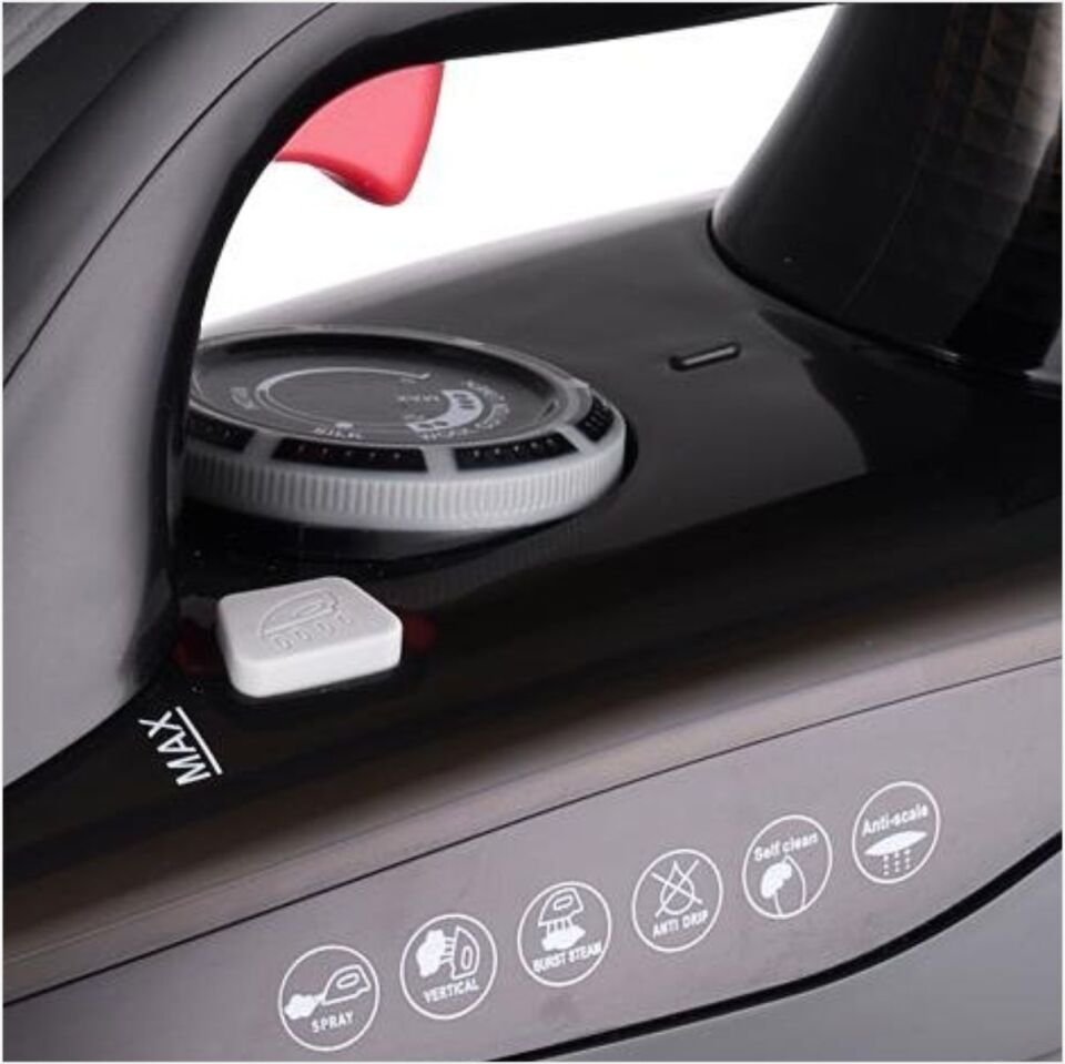 Schafer Glatt Star Buharlı Ütü-Siyah