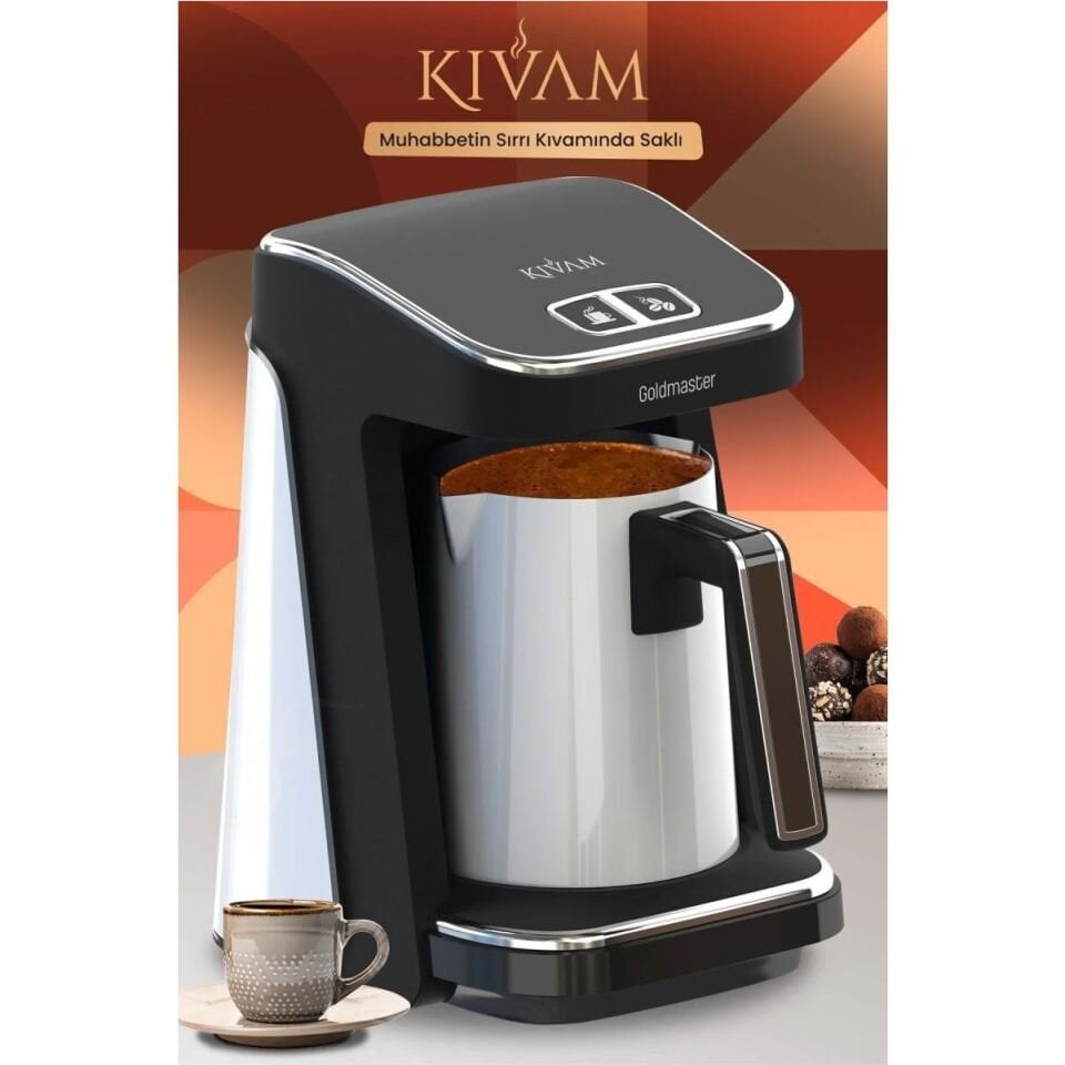 Goldmaster Prokıvam Gm-9900B Türk Kah.Mak.Beyaz