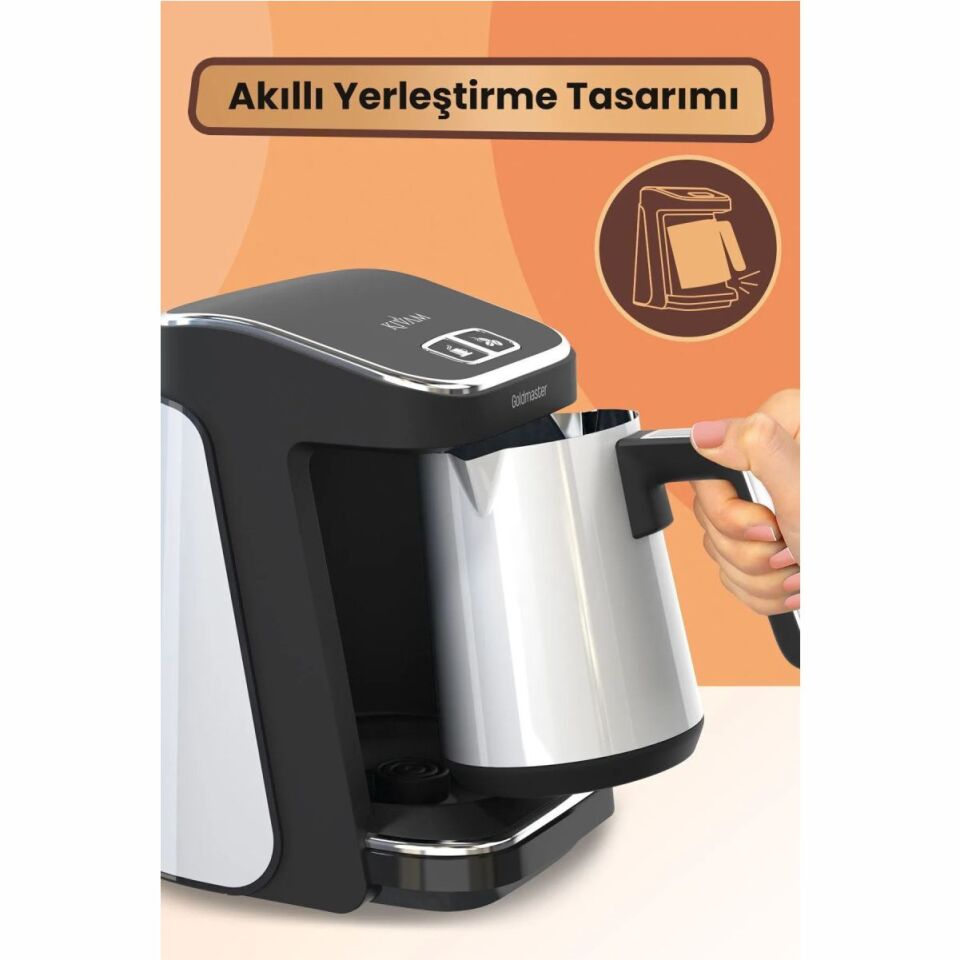 Goldmaster Prokıvam Gm-9900B Türk Kah.Mak.Beyaz