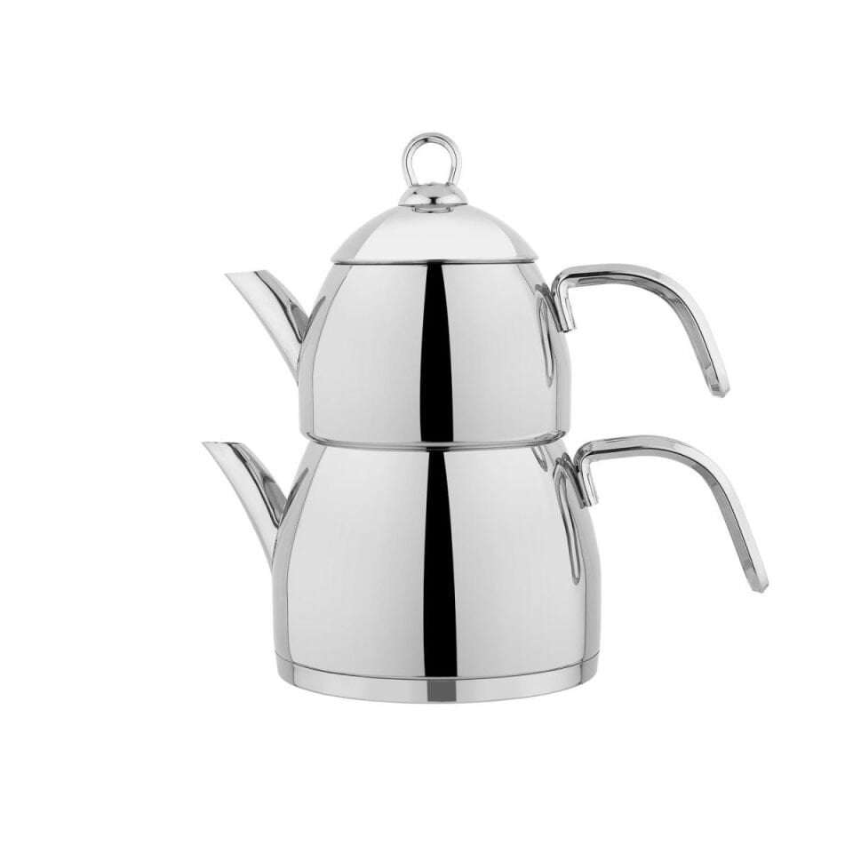 Schafer Brilla Çelik Çaydanlık Takımı 3 Parça-Inox