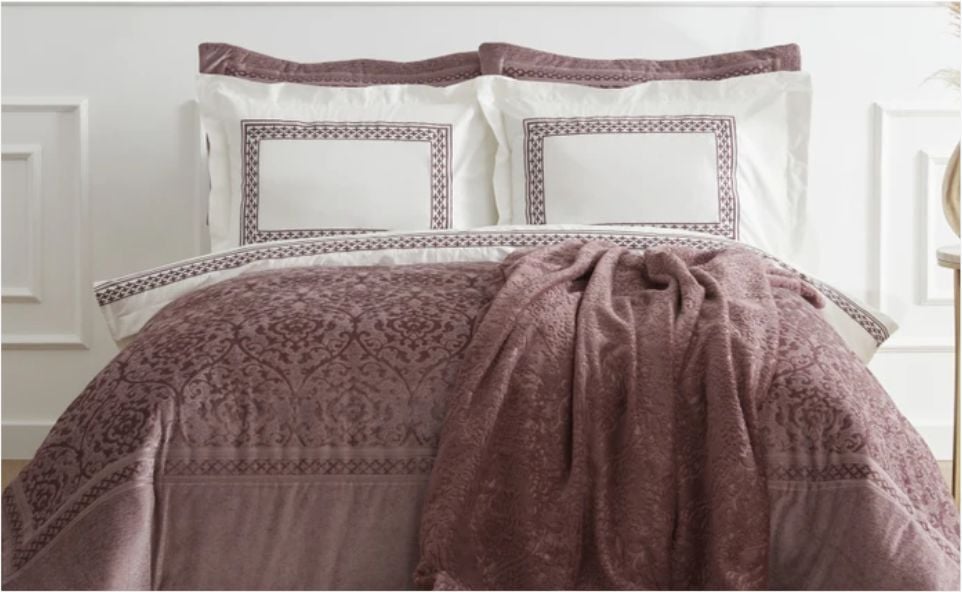 Karaca Home Marcia 8 Parça Çeyiz Seti Vizon