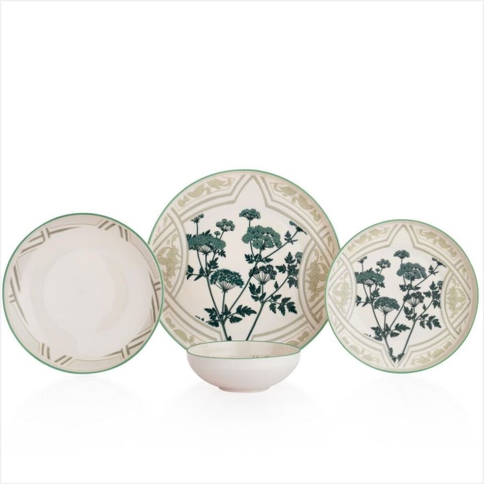 Schafer Iconıc Yemek Takımı 24 Parça Yeşil