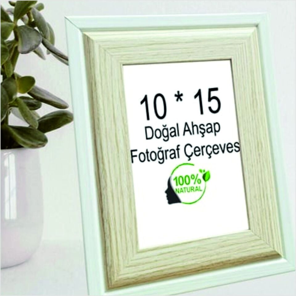 ESPA AG-QER-9939 10*15CM BEYAZ AHŞAP ÇERÇEVE