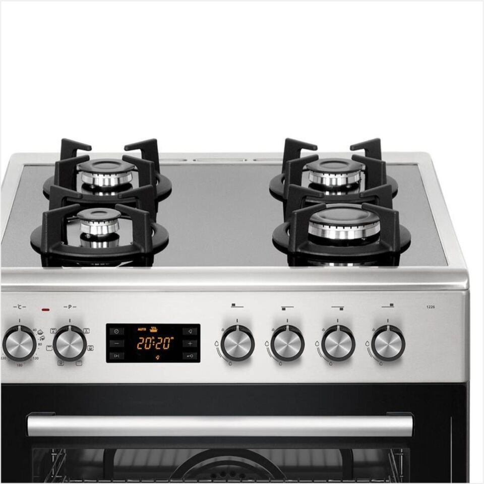 Simfer 1226 4G Multı Fonk. Inox Cam Tabla Fırın (Dıgıtal Saat+Tel Raf) Tam Boy Fırın