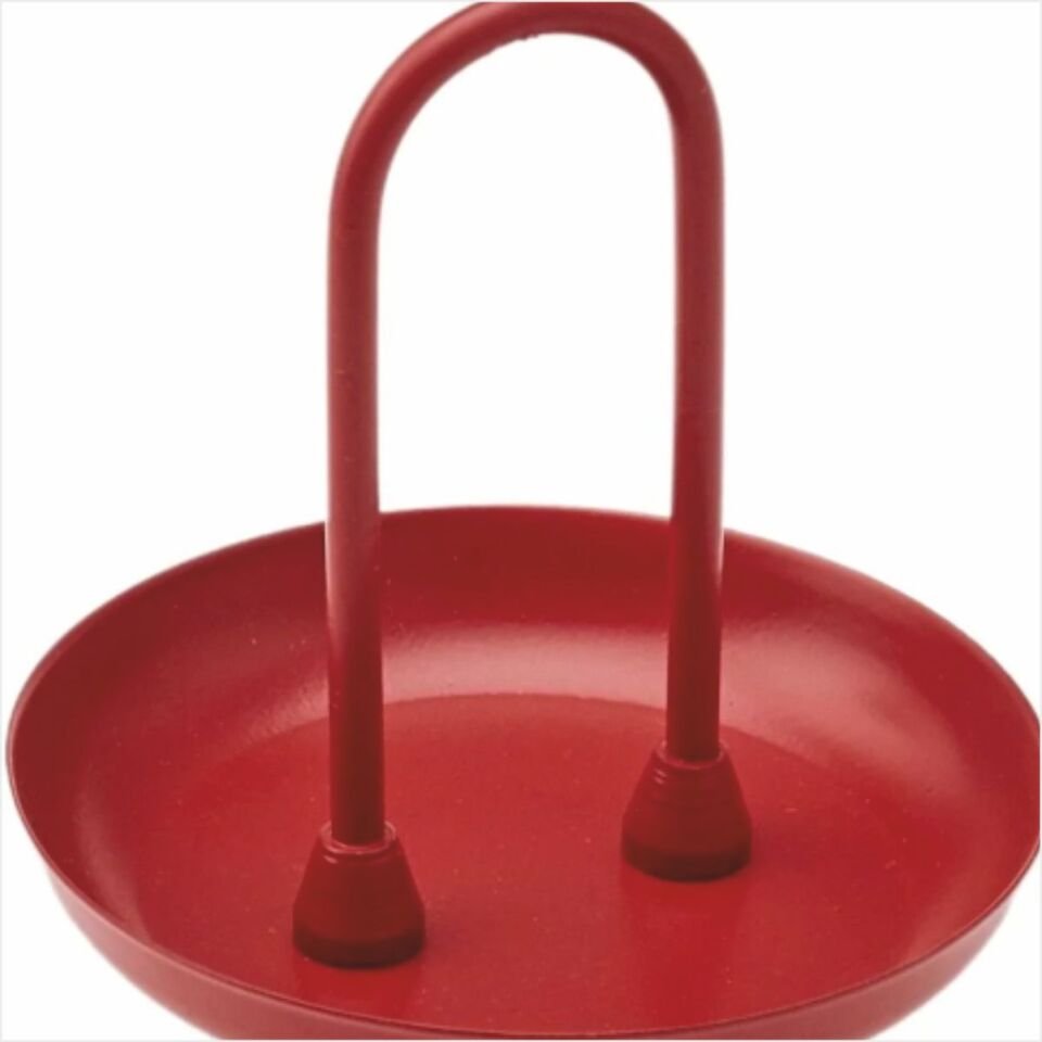 EMSAN VERDA KIRMIZI KÜÇÜK METAL SUNUMLUK 12 CM