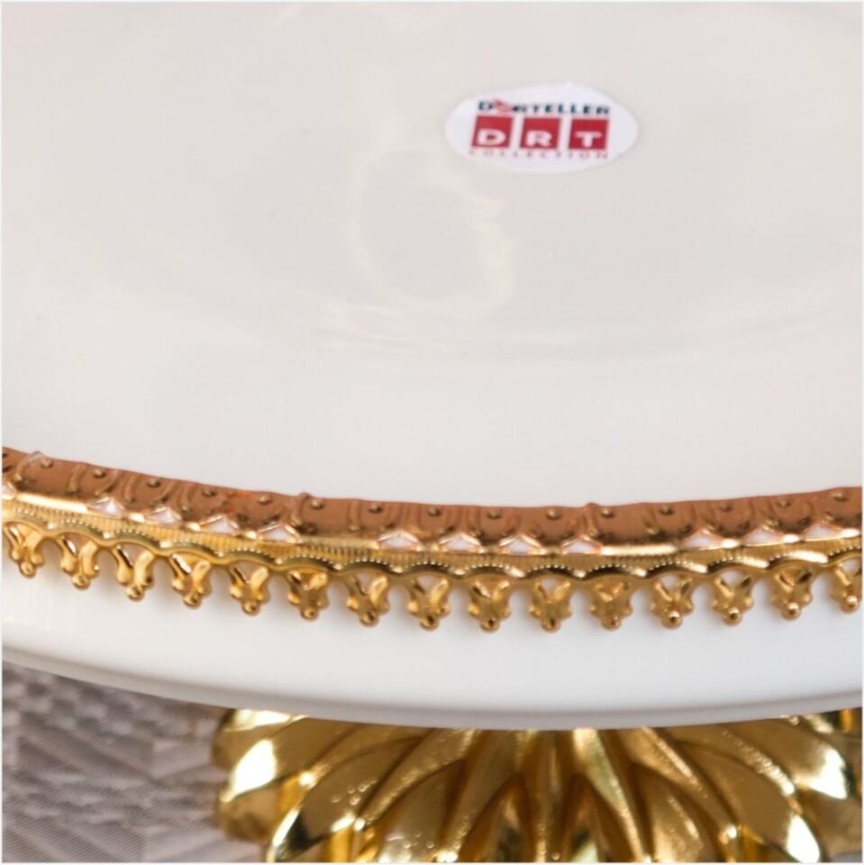 DRT*6352  27 CM LÜKS AYAKLI ATLIN TELLİ MANDY SUNUMLUK