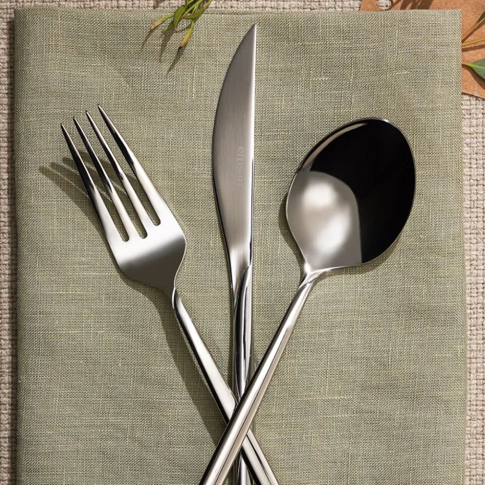 Emsan Alya 84 Parça 12 Kişilik Çatal Kaşık Bıçak Takımı Lüks Kutulu