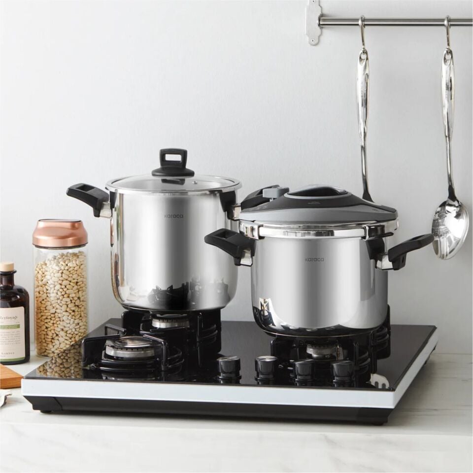 Karaca Breve 6+8 Lt Düdüklü Set