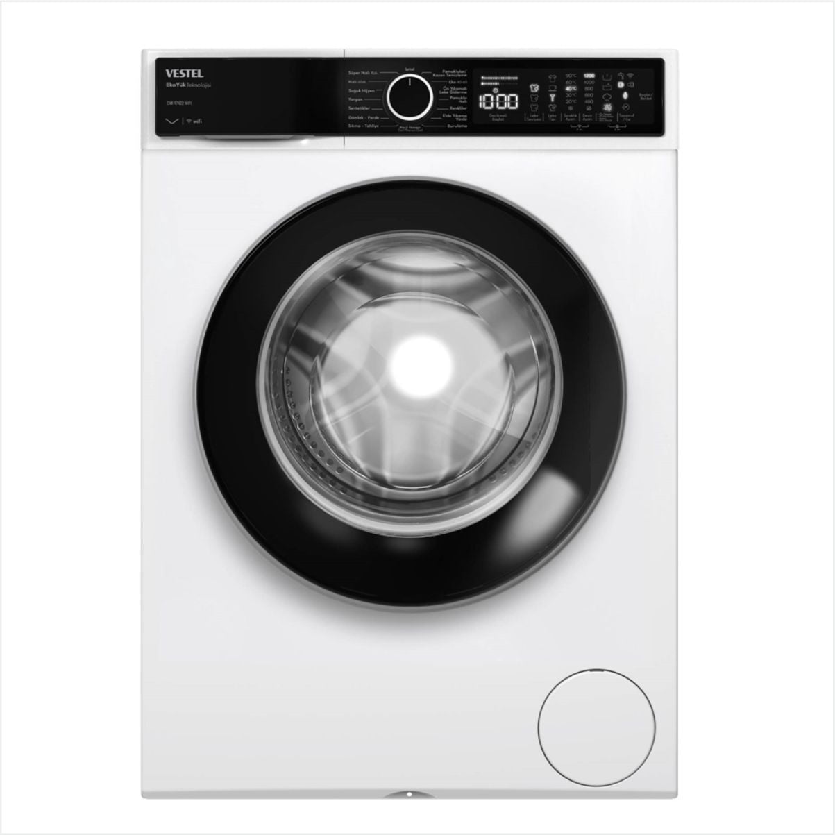 VESTEL CMI G 99422 WIFI 9 KG 1200 DEVİR AQUA MİKROFİBER ÇAMAŞIR MAKİNESİ-20350454